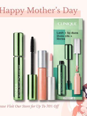 Clinique High Impact High-fi 2 Pcs Gift Set For Women Mascara+lip Duos